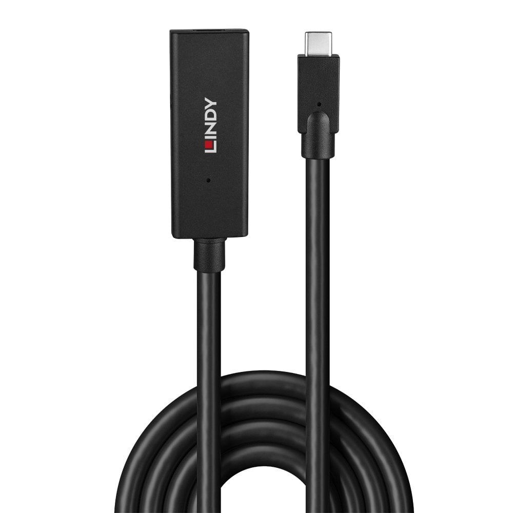 Lindy 5m USB C 3.2 Gen 2 Male to Female Active Extension Cable
